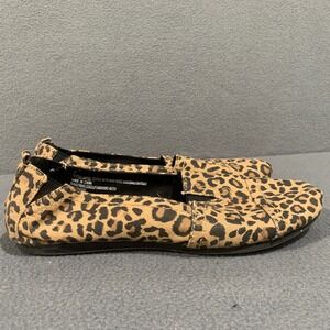 Mad Love Leopard‎ Print Ballet Flats Shoes Women's Size 7 Slip On Casual